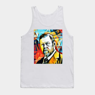 Bram Stoker Abstract Portrait | Bram Stoker Abstract Artwork 15 Tank Top